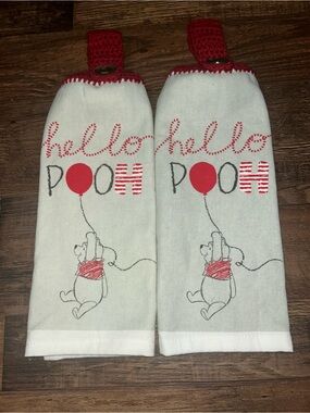 Winnie the Pooh Hanging Kitchen Towels